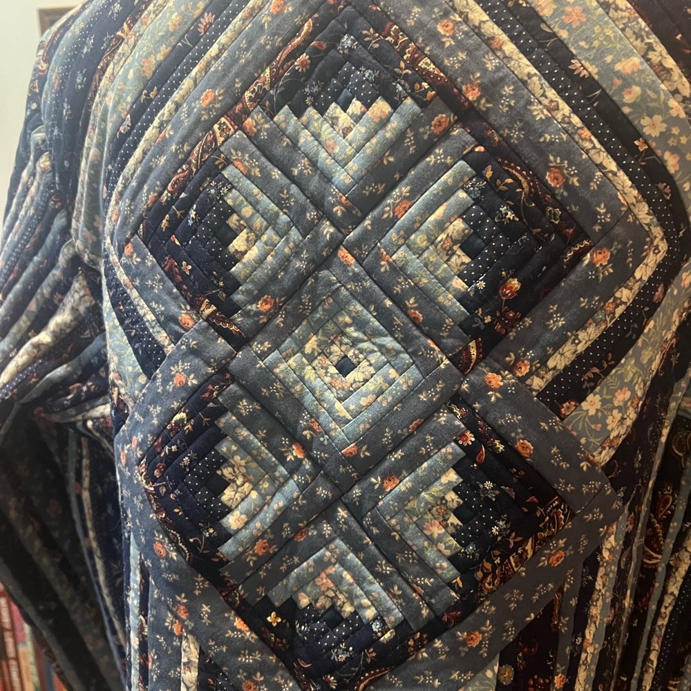 Blue Quilted Jacket - image 5